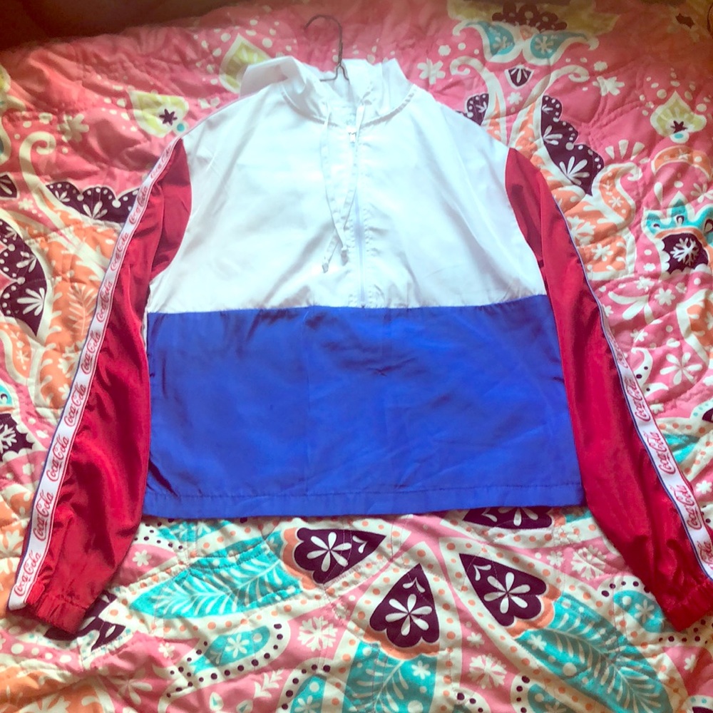 coca-cola wind breaker